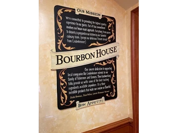 Bourbon House menu photo