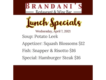 Brandani's Restaurant & Wine Bar menu photo