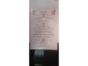 Brasserie 701 menu photo