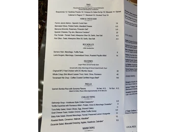 Bravas Bar de Tapas menu photo