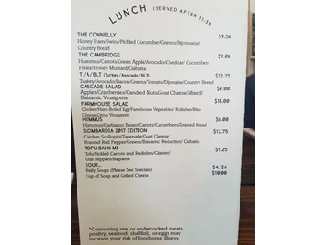 Breakaway Cafe menu photo