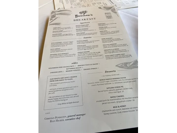 Brennan's menu photo