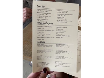 Brenner Pass menu photo