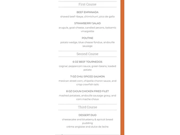 Brenner's Steakhouse menu photo