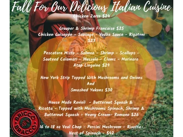 Bricco Bracco menu photo