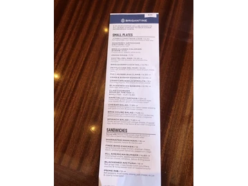 Brigantine Seafood Restaurant menu photo