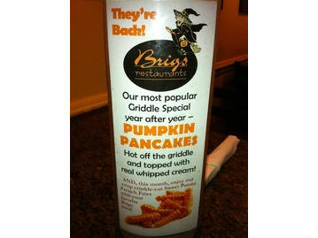Brigs at the Crossing Restaurant menu photo