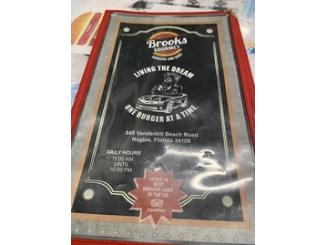 Brooks Burgers menu photo