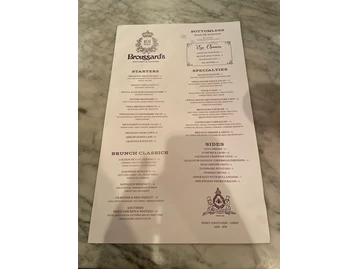 Broussard's Restaurant & Courtyard menu photo