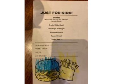 Bru Burger Bar menu photo