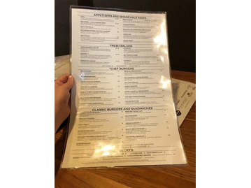 Bru Burger Bar menu photo
