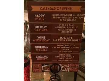 Brunos Italian Kitchen menu photo