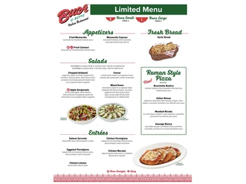 Buca di Beppo Italian Restaurant menu photo