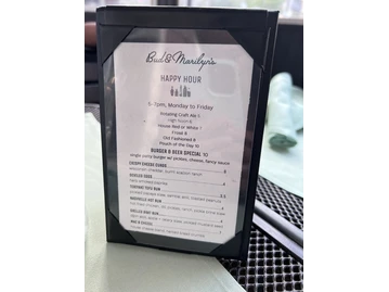 Bud & Marilyn's menu photo