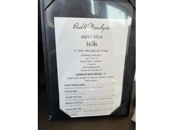 Bud & Marilyn's menu photo