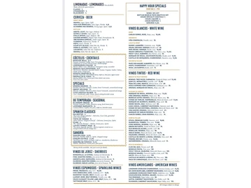 Bulla Gastrobar menu photo