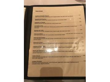 Buon Appetito menu photo