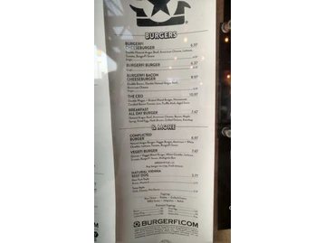 BurgerFi menu photo