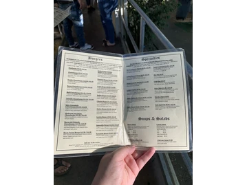 Burgers and Brew menu photo