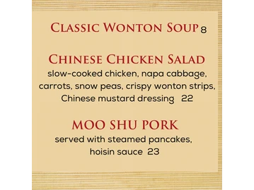 Burt & Max's menu photo