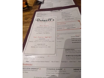 Burwell's Stone Fire Grill - Prime Steak & Fresh Seafood menu photo
