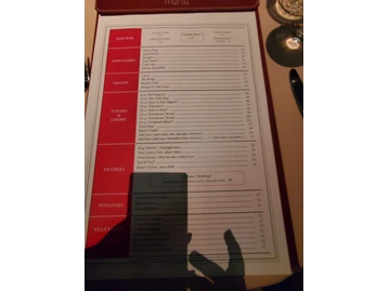 Butcher and Singer menu photo