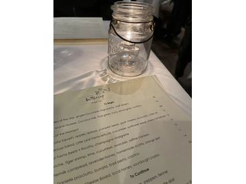 Buttercup menu photo