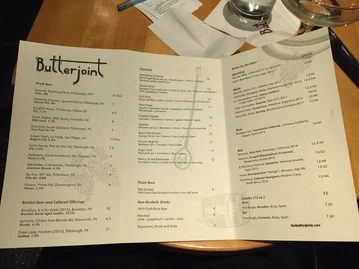 Butterjoint menu photo