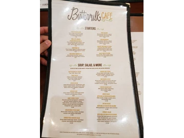 Buttermilk Cafe menu photo
