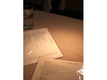 Ca Del Sole menu photo