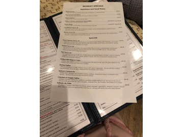 Cactus Cantina menu photo