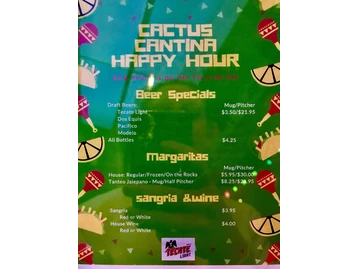 Cactus Cantina menu photo