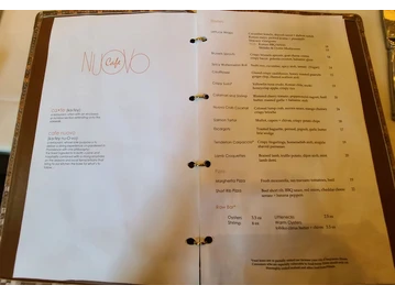 Cafe Nuovo menu photo