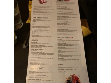 Café Tu Tu Tango menu photo