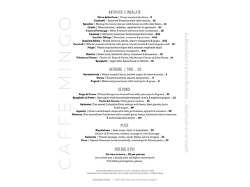 Caffe Mingo menu photo