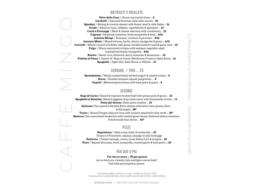 Caffe Mingo menu photo