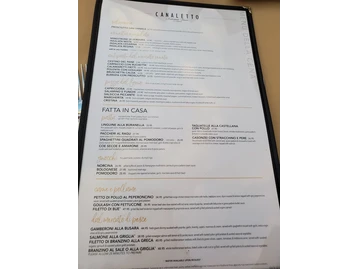 Canaletto - Las Vegas menu photo