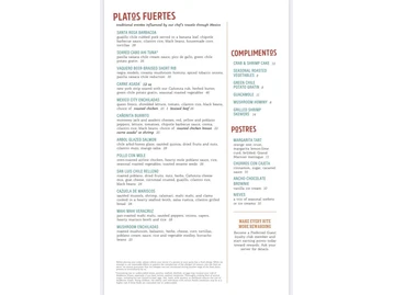 Canonita menu photo