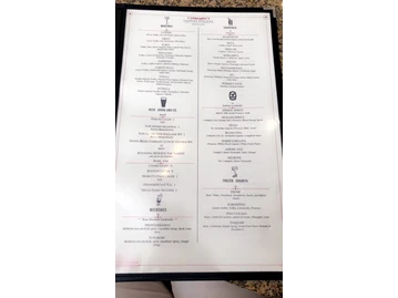 Cantina Italiana menu photo