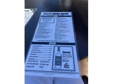 Carlsbad Tavern menu photo