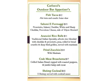 Carlucci's Waterfront menu photo