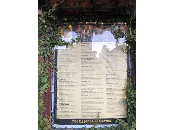 Carmel's Bistro Giovanni menu photo