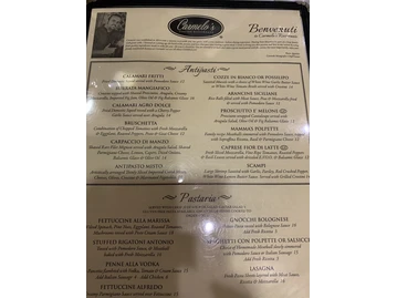 Carmelo's Italian Ristorante menu photo