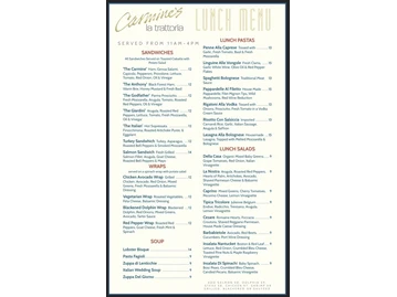 Carmine's La Trattoria Restaurant menu photo