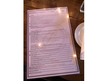 Carson's Food & Drink menu photo