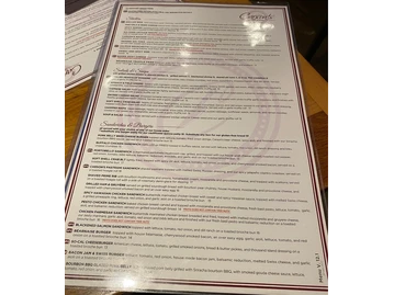 Carson's Food & Drink menu photo
