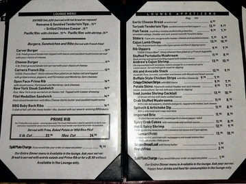 Carvers Steaks & Chops menu photo