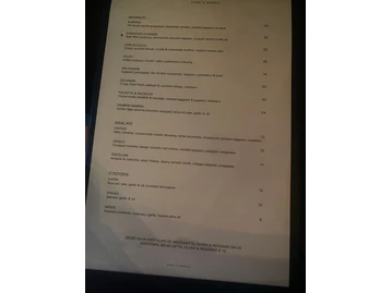 Casa D'Angelo Ristorante menu photo