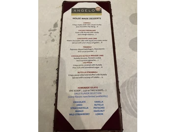 Casa D'Angelo Ristorante menu photo