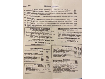 Casa De Pizza menu photo